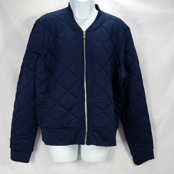 Ralph Lauren Jackets & Blazers - Ralph Lauren Navy Quilted Bomber Jacket